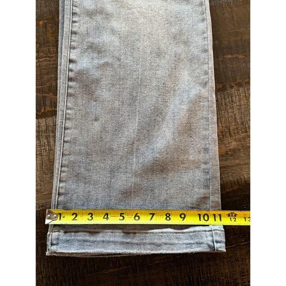 Risen High Rise Wide Flare Trouser Festival Boho Hippie Jeans 29 Blue - Picture 5 of 8